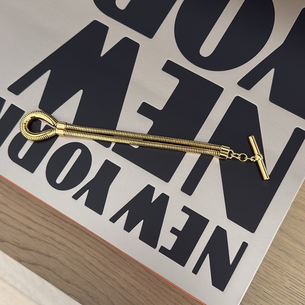 Kate Spade Gold Toggle Rope Bracelet Know The Ropes Cord